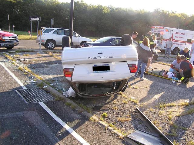 MVA Single Car Rollover 9-1-04